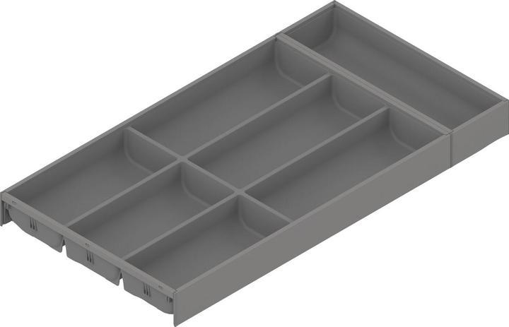 Blum Ambia-Line cutlery tray 574x300x50, steel indium grey matt