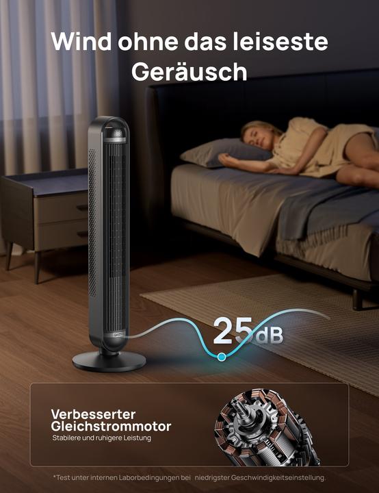 Produktbild Dreo - Tower Fan WiFi, 9 Speeds, 4 Modes, 106cm - Smart (48 dB)