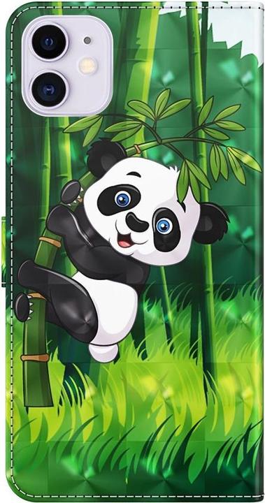 Actual product image Cover-Discount iPhone 13 - case glitter effect panda (Apple iPhone 13)