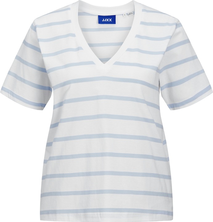 JJXX Jxannie Reg Vneck Stripe Ss Tee Jrs Sn (XS)