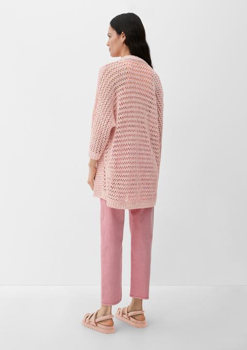 Actual product image s.Oliver Strickjacke Strickjacke mit Ajourmuster (32)