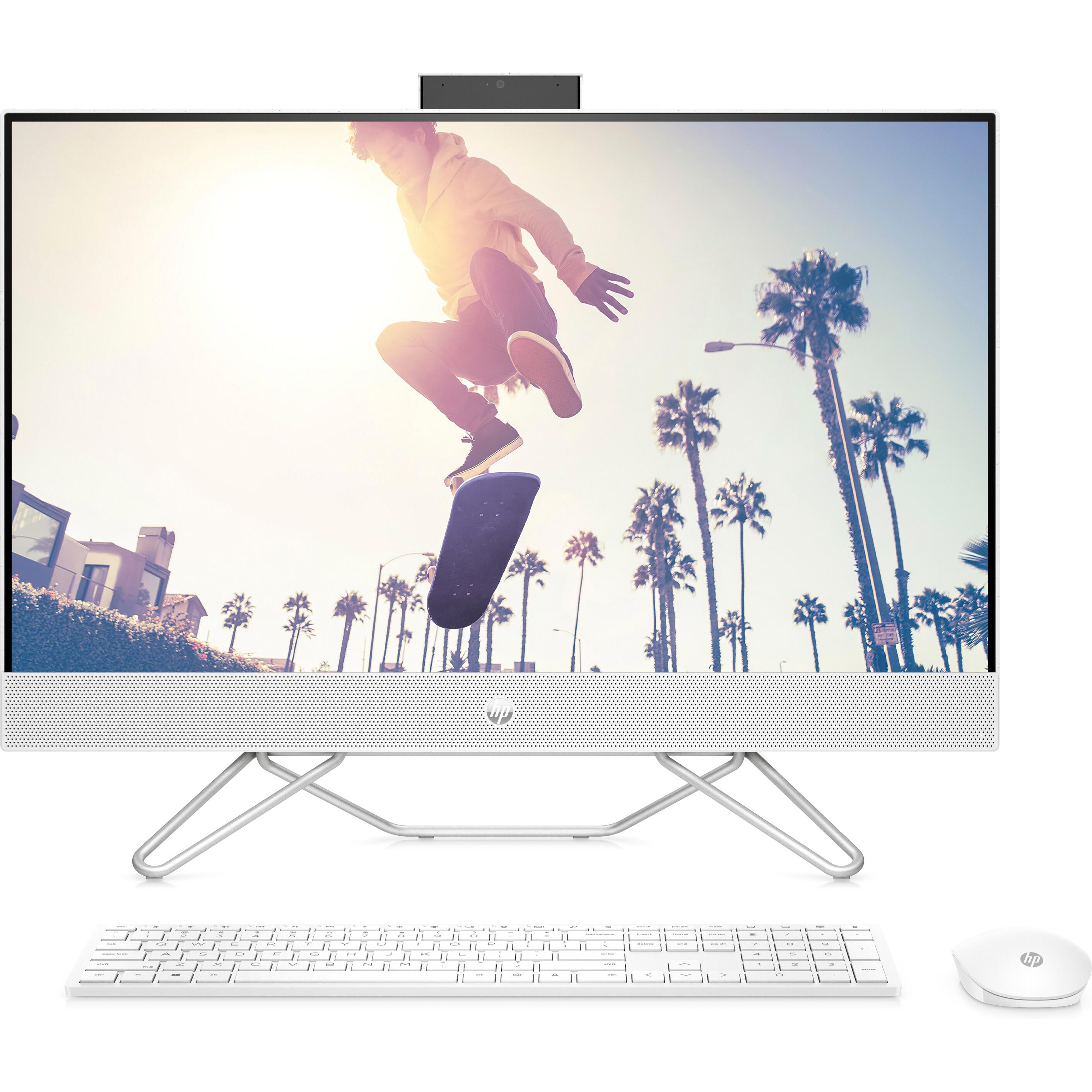 Thumbnail - HP AIO 24-cb1103ng (Intel Core i3-1215U, 8 GB, 256 GB, GeForce MX450), PC, Weiss