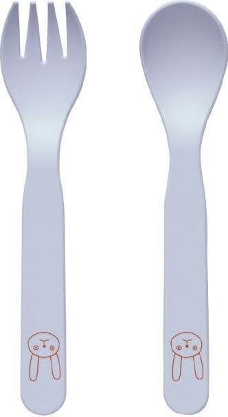 Actual product image OYOY Mini Children's cutlery set Pullo Blue