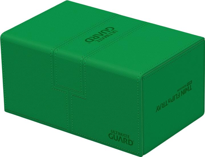 Image du produit Ultimate Guard Twin Flip'n'Tray 160+ XenoSkin Monocolor Vert