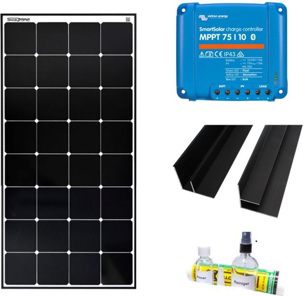 Swaytronic 125W Solar Set Starr kurz (125 W)