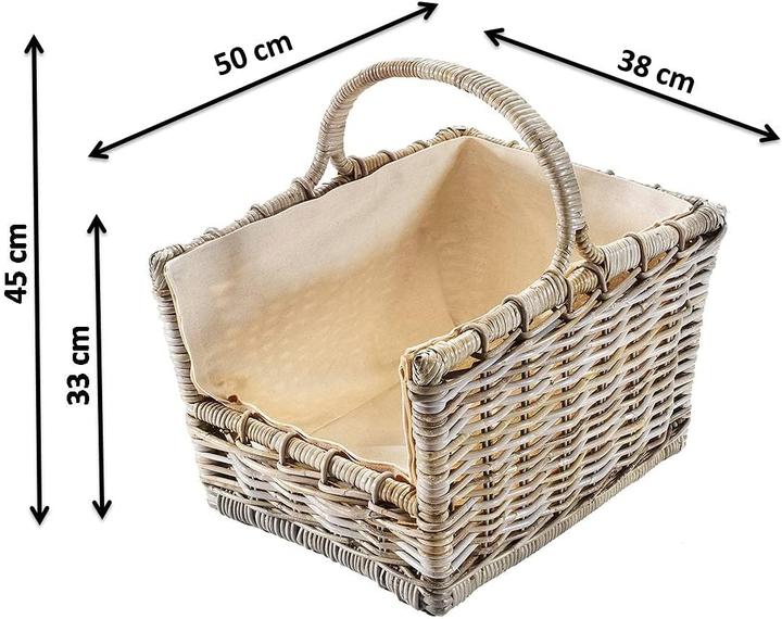 Image du produit Kobolo Panier à bois pour cheminée