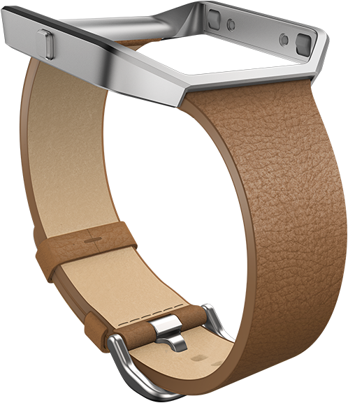 Produktbild Fitbit Blaze Lederarmband mit Rahmen (40 mm, Leder, Blaze)