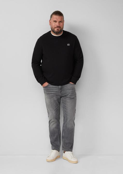 Produktbild s.Oliver Sweatshirt Sweatshirt aus Baumwollmix mit Crew Neck (XXL)