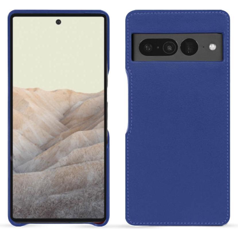 Noreve Lederschutzhülle (Google Pixel 7 Pro), Smartphone Hülle, Blau