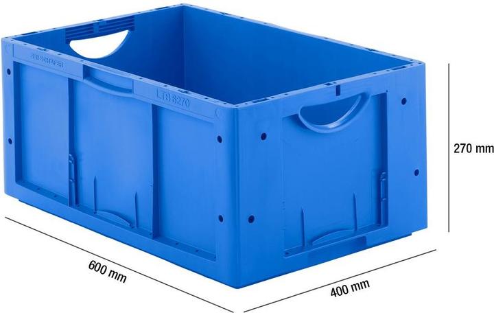 Image du produit Schäfer Shop Euro Box série LTB 6120/6170/6220/6270/6320/6420, en PP, sans couvercle (40 cm, 51.40 l, 1x)