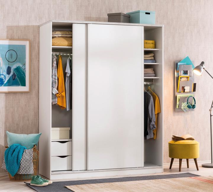 Produktbild Cilek Kleiderschrank White mit Schiebetüren (164 cm)