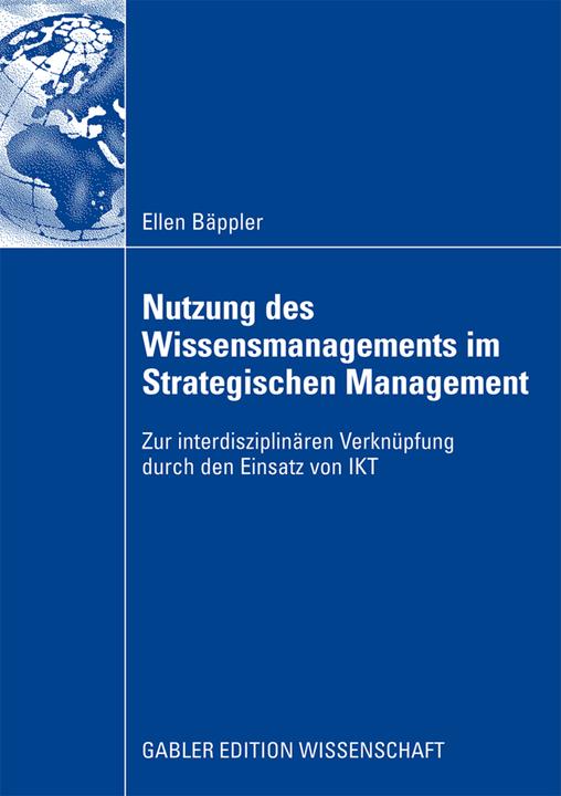 Produktbild Nutzung des Wissensmanagements im Strategischen Management (Deutsch, Ellen Bäppler, 2008)