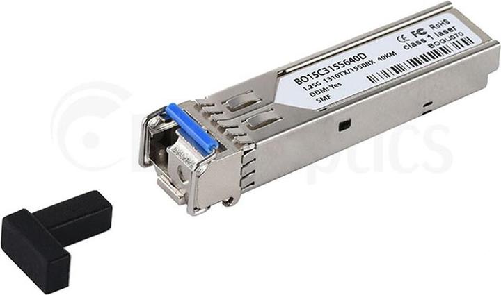 Actual product image BlueOptics Intel SFP-BXU35-40KM compatible SFP BO15C3155640D