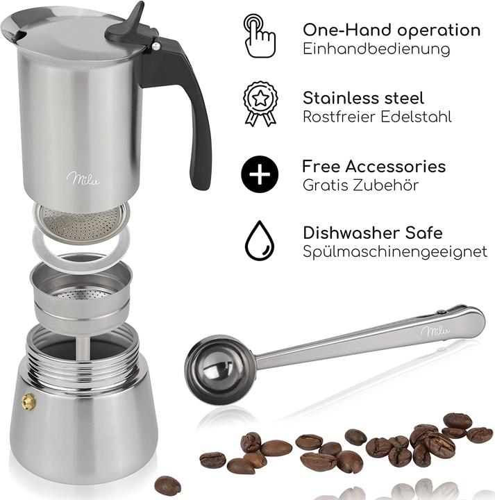 Immagine prodotto Milu Set di macchine per caffè espresso (6 T.)