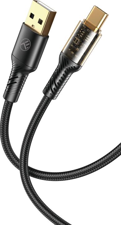 Image du produit Tellur Câble de données USB vers Type-C 3A 100cm noir (1 m, USB 3.2 Gen 2)