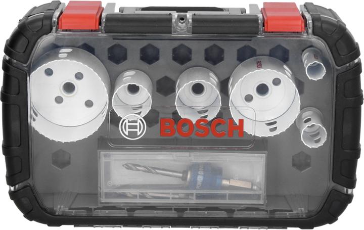 Immagine prodotto Bosch Professional Zubehör Set da elettricista da 9 pezzi, 4 seghe a tazza Progressor per legno e metallo (19 mm, 83 mm, 44 mm, 68 mm, 38 mm, 25 mm)