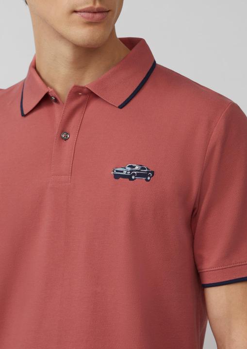 Produktbild S.Oliver Polo-Shirt Poloshirt aus Piqué mit Stickerei und Ford®-Artwork (L)