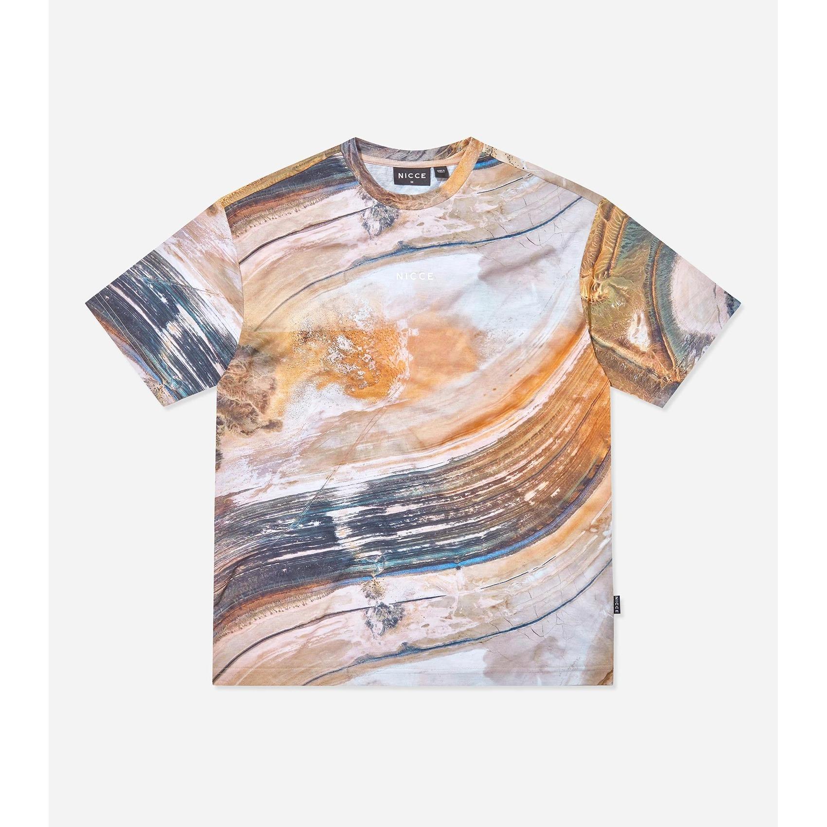 Nicce, Herren, Shirt, t-shirt, Weiss, Orange, (XS)