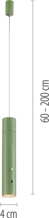 Produktbild Just Light LED Akku-Pendelleuchte USB (300 lm)