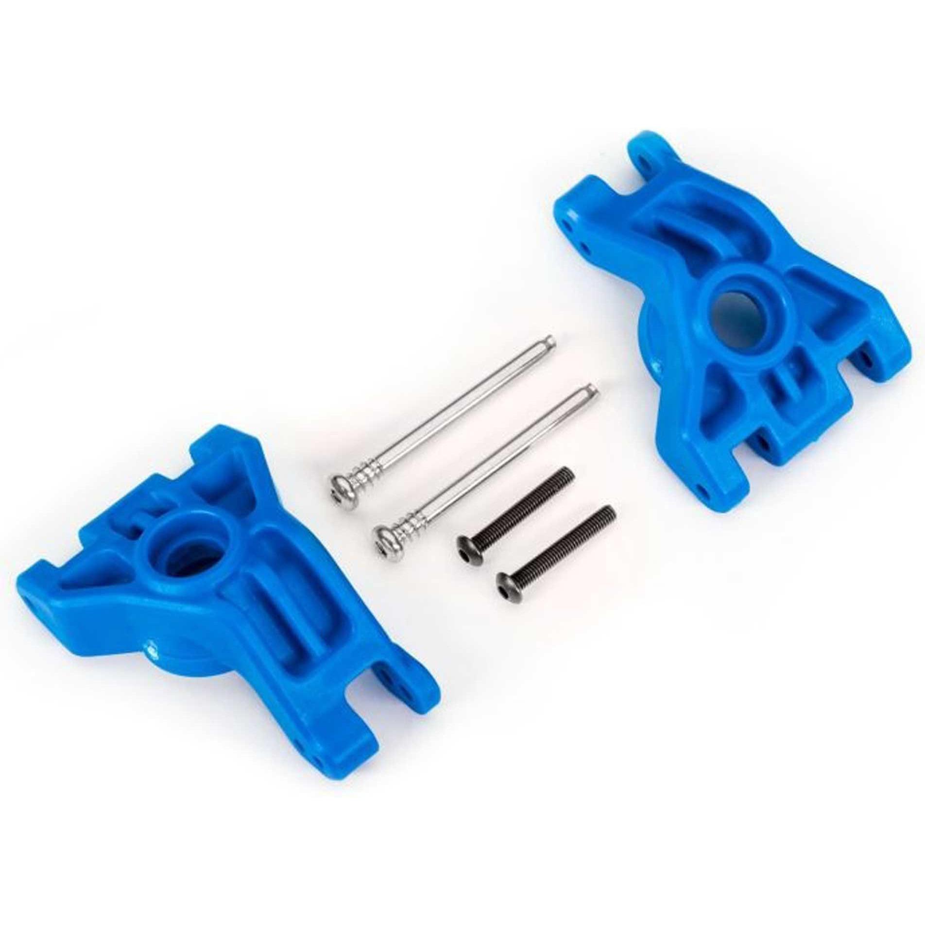 Traxxas portaruota hi extreme heavy duty blu +kt (dal kit di aggiornamento 9080)