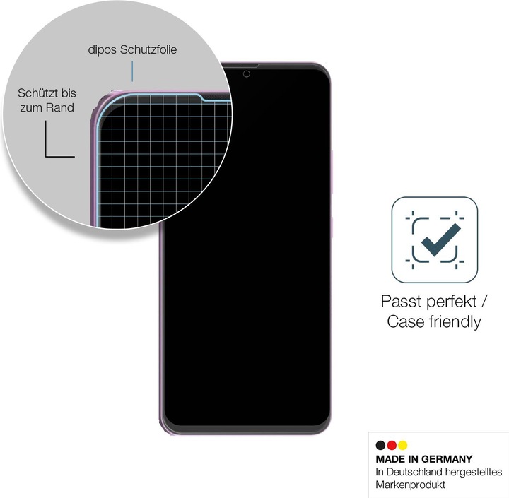 Produktbild Dipos Anti-Shock Displayschutz Matt 9H (1 Stück, Cubot A10)