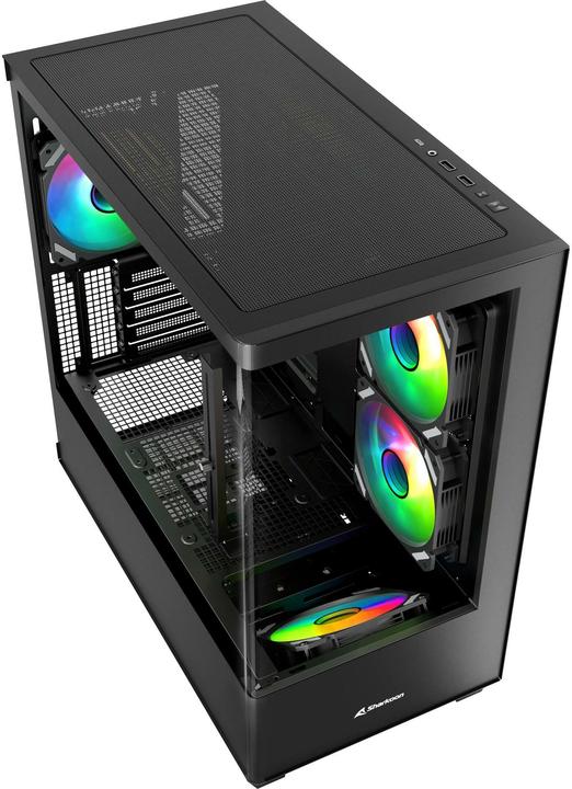 Produktbild Sharkoon PC-Gehäuse ELITE SHARK CM100 Schwarz, Unterstützte (mATX, Mini-ITX)