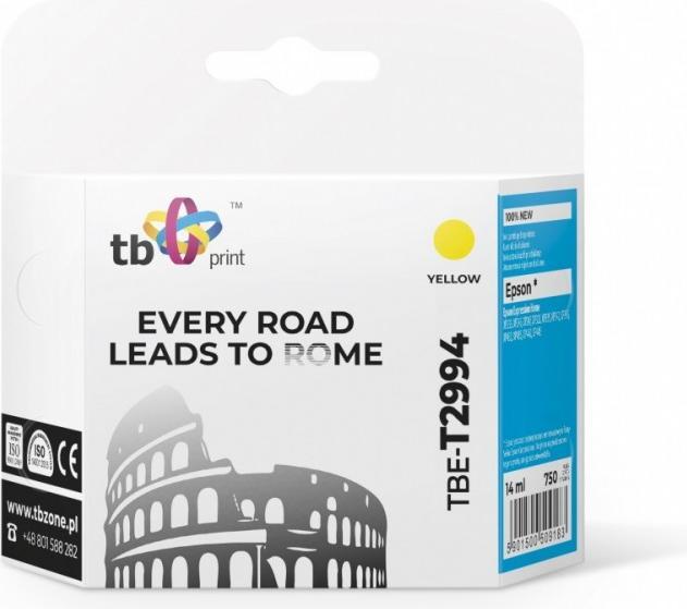 Actual product image TBE-T2994 ink cartridge 1 pc(s) Yellow (Y)