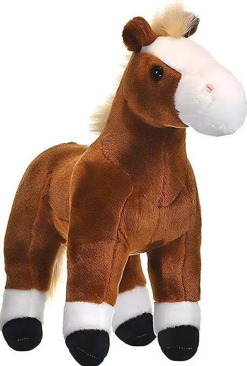 Wild Republic Plüsch Pferd stehend braun Cuddlekin (30 cm)