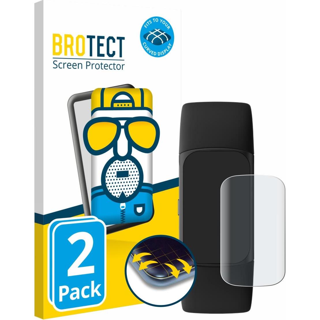 BROTECT Full-Screen Pellicola Opaca, Pellicola protettiva per smartwatch, Grigio