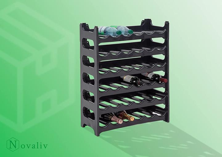 Produktbild Novaliv Flaschenregal fuer 144 Flaschen Grau 24 (144 Fl.)