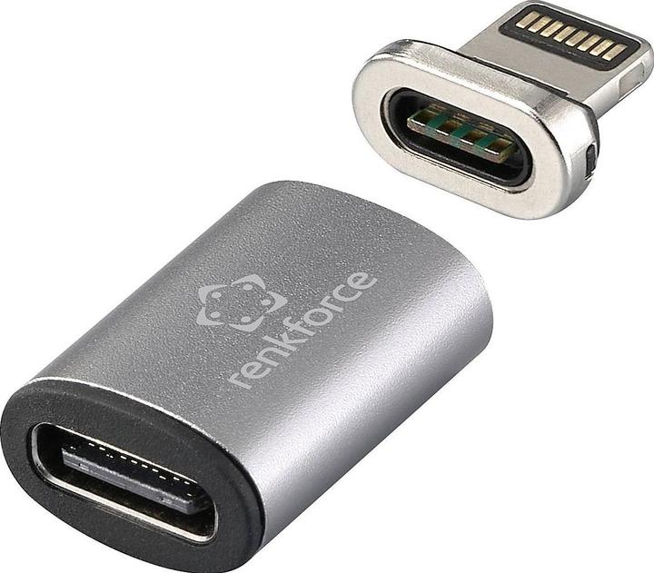 Produktbild Renkforce USB-C®, Apple iPad/iPhone/iPod Adapter (1x USB-C® Buchse - 1x Apple Li