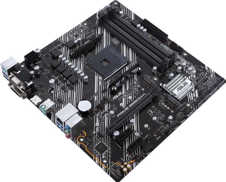 Actual product image ASUS PRIME B550M-K (AM4, AMD B550, mATX)