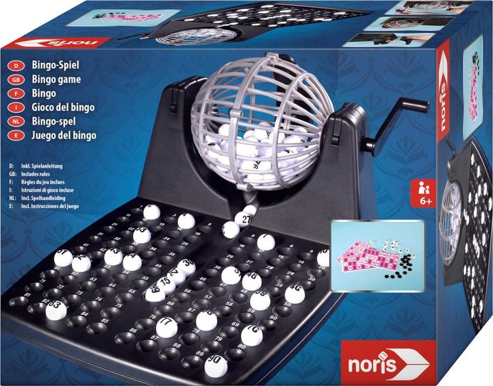 Immagine prodotto Noris Tamburo del bingo (Francese, Inglese, Italiano, Tedesco, 1 - 6 Giocatori)