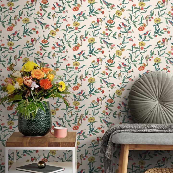 Produktbild Cath Kidston Tapete Vögel (53 x 1000 cm)