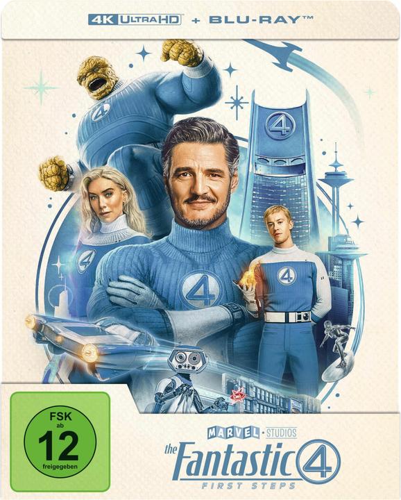Disney Interactive Studios The Fantastic Four: First Steps - 4K Steelbook (4k Blu-ray, 2025, English, German)