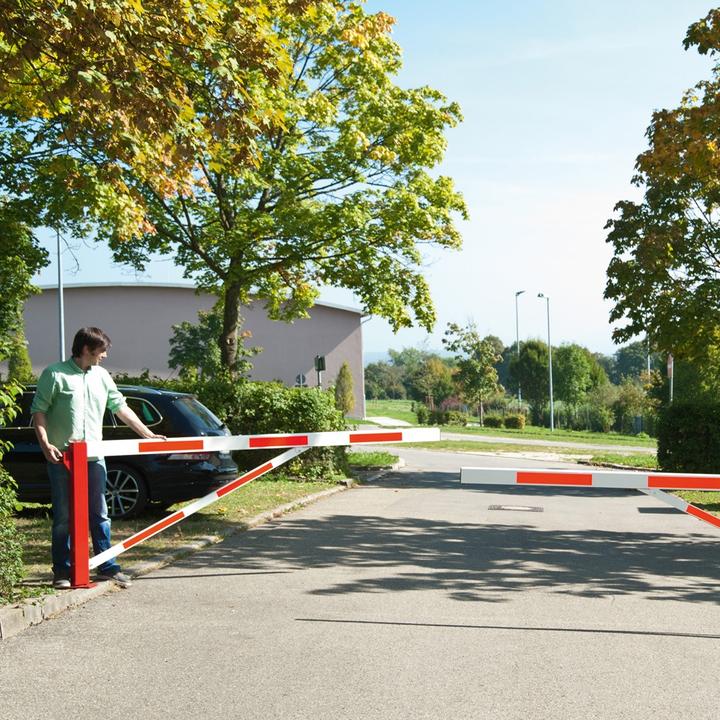 Image du produit Moravia Barrière COMPACT 4000 largeur de blocage 2 vantaux de 2250 mm, arbre ALU (90x60)