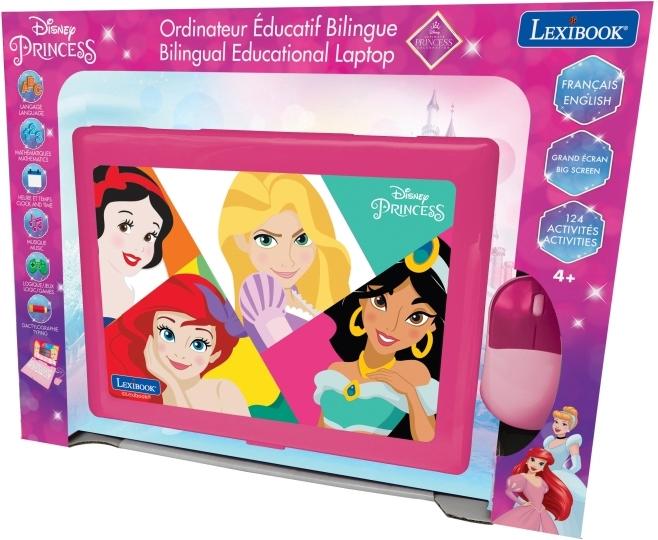 Actual product image Lexibook Disney Princess Learning Computer - Bilingual Educational Laptop - 124 Activities FR/EN (French, English)