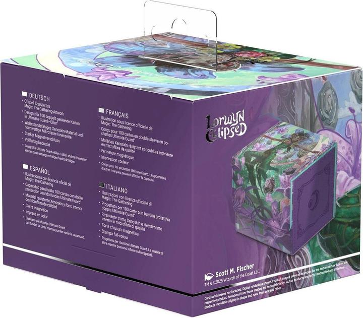 Actual product image Ultimate Guard Sidewinder 100+ Xenoskin Magic: The Gathering "Lorwyn Eclipsed" - Black Rare