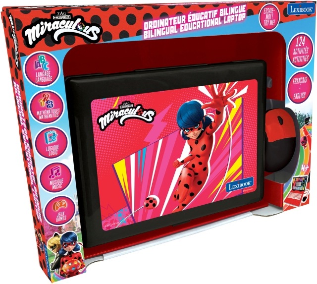 Produktbild Lexibook Miraculous Lerncomputer (Französisch, Englisch)