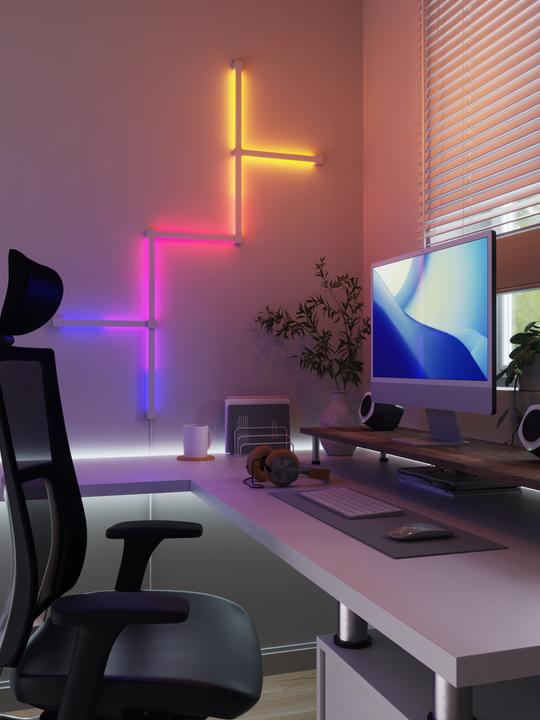 Image du produit Nanoleaf Set de démarrage Lines Squared (Multicolore, 252 cm, Intérieur)