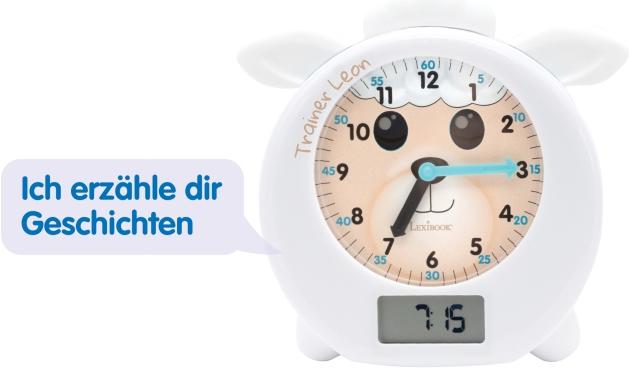 Actual product image Lexibook LEON Alarm clock with educational sleep coach function, storyteller and night light DE version