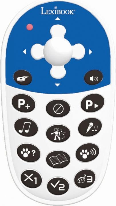 Actual product image Lexibook POWERMAN MASTER Talking learning robot, quiz, music, shoots discs, remote control German (German)