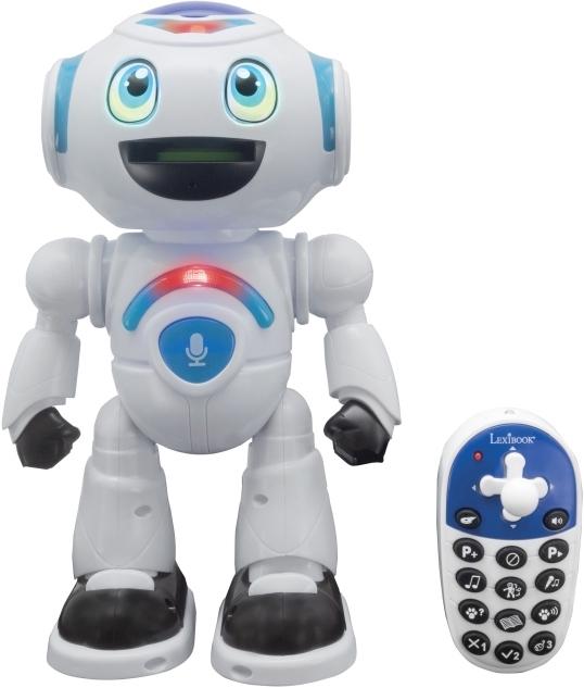 Actual product image Lexibook POWERMAN MASTER Talking learning robot, quiz, music, shoots discs, remote control German (German)