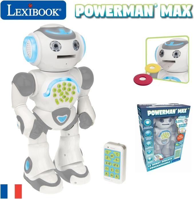Produktbild Lexibook POWERMAN MAX Mein Lernroboter mit Geschichtsgenerator inkl. Fernbedienung Französisch (Französisch)