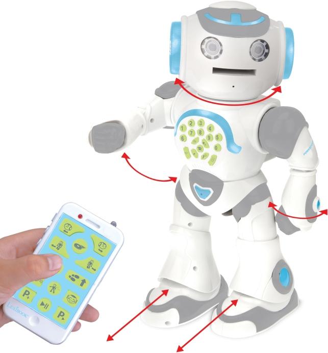 Immagine prodotto Lexibook POWERMAN MAX Il mio robot didattico con generatore di storia e telecomando italiano (Italiano)
