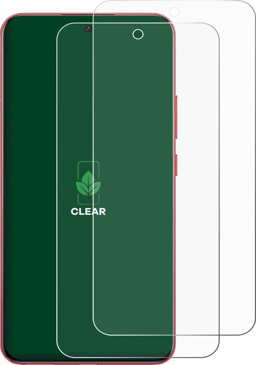 Actual product image ScreenLeaf Screen Protector sustainable Screen Protection, clear, anti-scratch (2 Piece, Oppo A5 Pro)