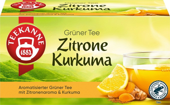 Produktbild Teekanne Grüner Tee Zitrone Kurkuma RFA (35 g)