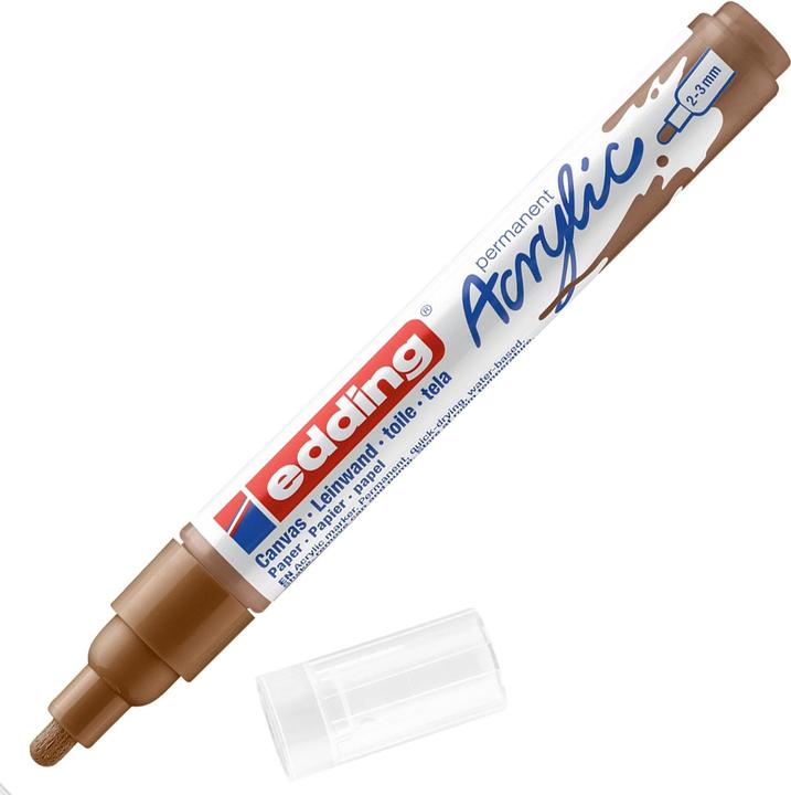 Image du produit Edding Marqueur acrylique 5100 Medium (Noisette, 3 mm, 1 x)