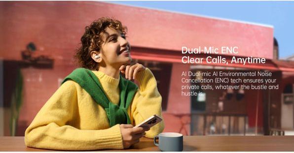 Actual product image Baseus Bass BD1 (ANC, 8 h, Wireless)