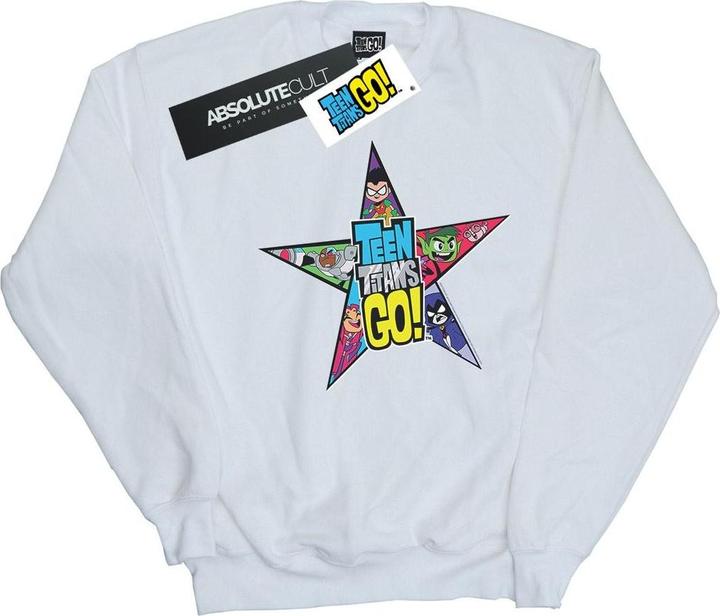 Produktbild Teen Titans Go Star Logo Sweatshirt Mädchen (116)